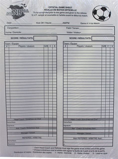 soccer report card template